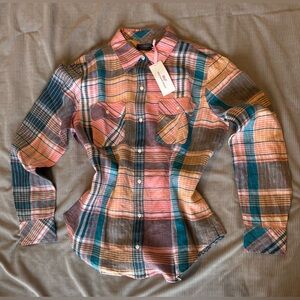NWT Women’s Vineyard Vines Surfside Linen Shirt